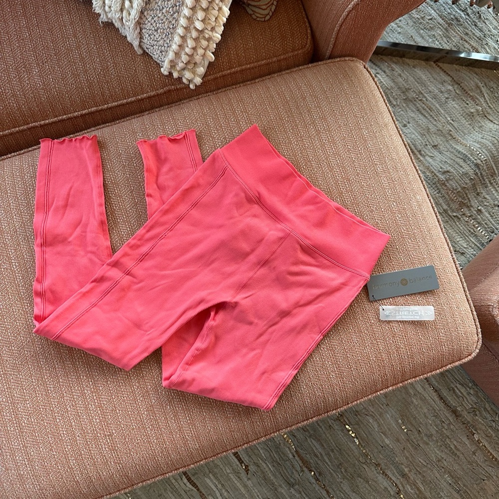 Harmony In Nature Coral Leggings